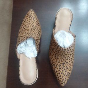 ANIMAL PRINT MULES